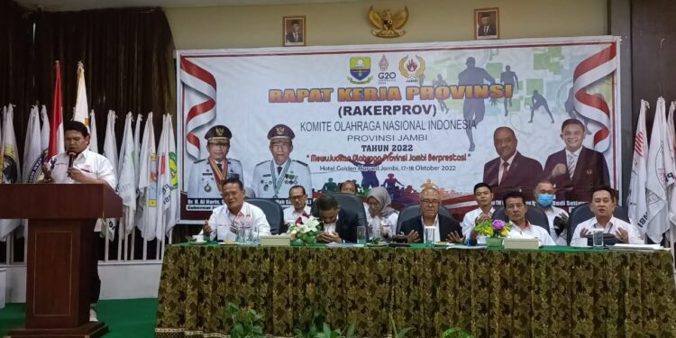 Rakerpov Sebagai Ajang Memajukan Olahraga Jambi