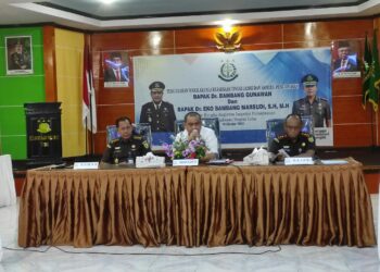 Tegakkan Disiplin Pegawai, Wakajati dan Aswas lakukan Inspeksi ke Kejari Tebo