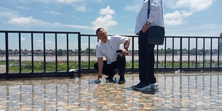 Komisi III DPRD Jambi Minta Kontraktor Pembangunan RTH Lakukan Perbaikan Sebelum Serah Terima