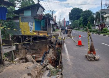 Tangani Jalan Amblas di Jalan Slamet Riyadi, Rusdi  Minta Dinas PUPR Jangan Lamban