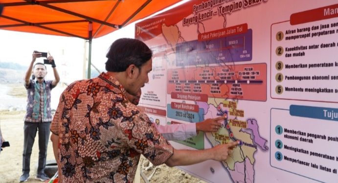 Turun ke Lokasi Tol Jambi- Betung, Edi Purwanto: Desember Sudah Bisa di Lalui