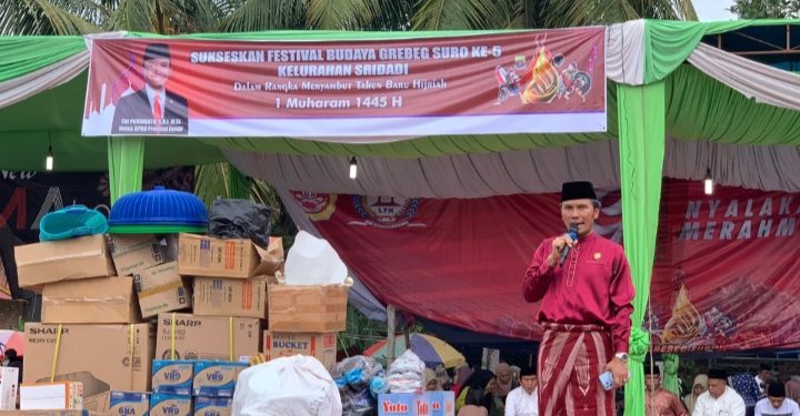 Grebeg Suro di Sridadi, Edi Purwanto Harapkan Jadi Agenda Tahunan Kebudayaan