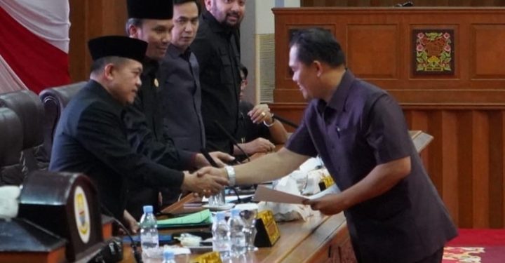 Edi Purwanto Pimpin Rapat Paripurna Pertanggungjawaban APBD 2022