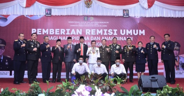 Ketua DPRD Jambi Hadiri Pemberian Remisi Narapidana di Lapas Kelas IIA Jambi