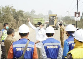 Ketua DPRD Jambi Tinjau Dua Ruas Jalan Pembangunan Lewat Program Inpres