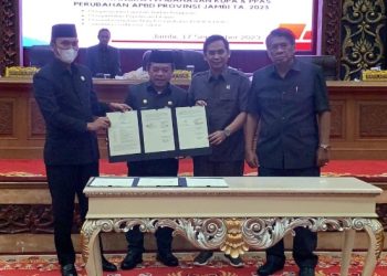 DPRD Jambi Sepakati APBD Perubahan  Tahun Anggaran 2023