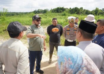 Sekda Sudirman Pastikan Pembangunan Jalan Khusus PT. SAS tidak Rugikan Masyarakat