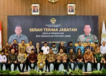 Ketua DPRD Jambi Hadiri Serah Terima Jabatan Kepala BPK Perwakilan Provinsi Jambi