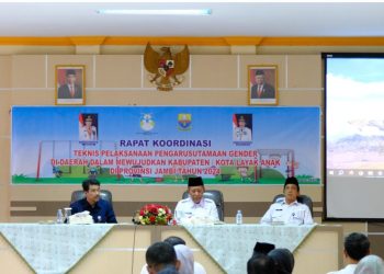Wagub Sani: Rakortek Dapat Percepat Terwujudnya Kota Layak Anak di Provinsi Jambi