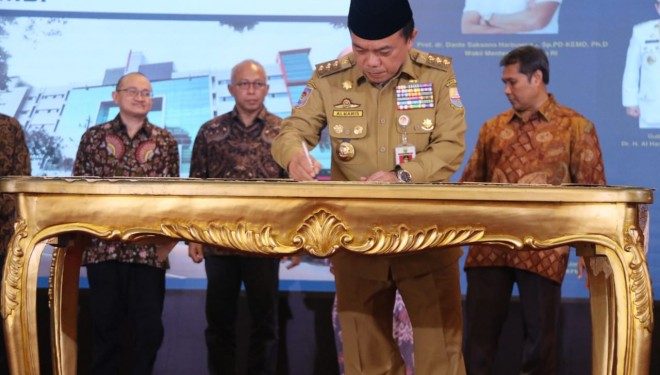 Gubernur Al Haris Bersama RS Vertikal Kemenkes Teken MoU Tingkatkan Layanan Prioritas
