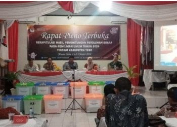 KPU Tebo Mulai Rapat Pleno Rekapitulasi Hasil Perhitungan Suara pada Pemilu 2024