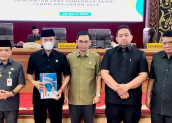 DPRD Jambi Gelar Rapat Paripurna Penyampaian LKPJ Gubernur Jambi Tahun Anggaran 2023