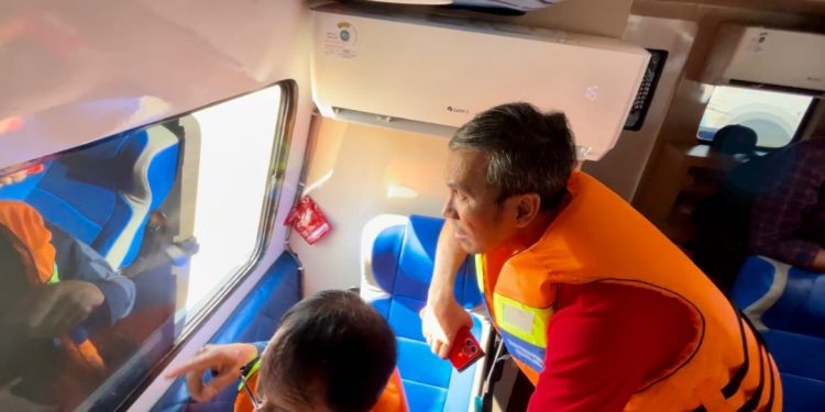 Tinjau Kerusakan Jembatan Aurduri 1, Edi Purwanto Desak Pengusaha Tanggungjawab Perbaikan