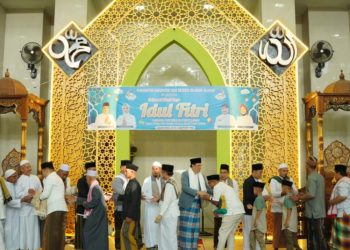 Varial Adhi Putra Sholat Idul Fitri Bersama Warga, Minta Jaga Suasana Agar Kondusif