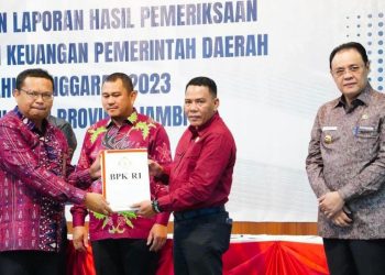Pertahankan Opini WTP Kesembilan Kalinya, Ketua DPRD Mazlan Apresiasi Pemkab Tebo