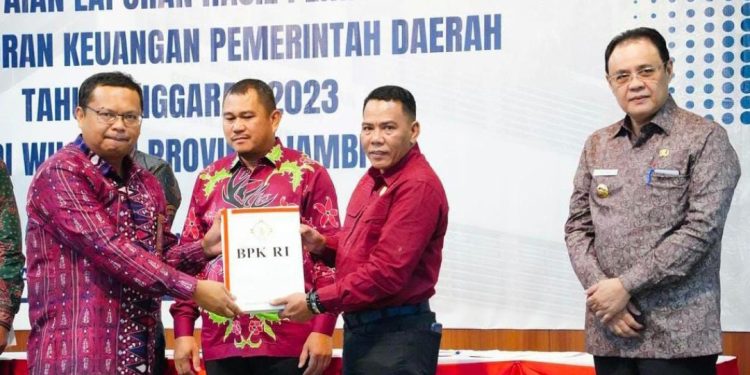 Pertahankan Opini WTP Kesembilan Kalinya, Ketua DPRD Mazlan Apresiasi Pemkab Tebo