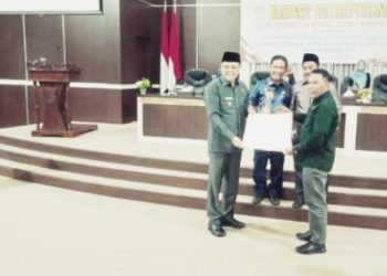 Ketua DPRD Pimpin Rapat Paripurna Penyampaian Rekomemdasi DPRD Tehadap LKPJ Bupati Tebo TA 2023