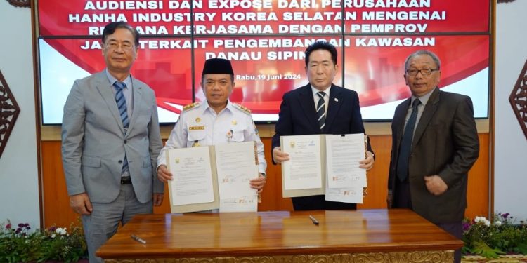 Gubernur Al Haris Promosikan Wisata Danau Sipin ke Investor Korea Selatan