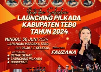 KPU Tebo Undang Masyarakat Pada Launcing Pilkada Bertabur Doorprize