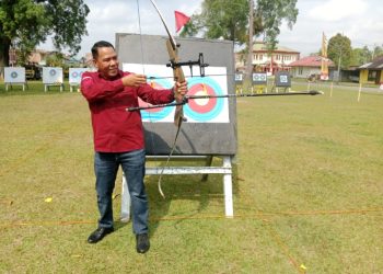 Hadiri Kejuaraan Panahan Kapolres Tebo, Mazlan:  Ini Bentuk Dukungan Kami Sebagai Dewan