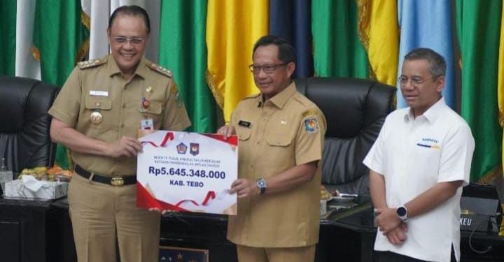 Pemkab Tebo Dapat Insentif Rp 5,6 Miliar
