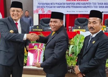DPRD Tebo Gelar Rapat Paripurna dengan Agenda Nota Ranperda APBD Tahun 2025 dan APBD-P 2024