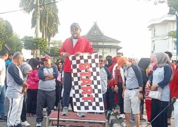 Lepas Jalan Santai HUT Kemerdekaan, Sekda Minta Seluruh Komponen Turut Membangun Bangsa