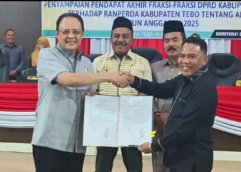 DPRD Tebo Setujui APBD 2025 Sebesar Rp 1,2 Triliun