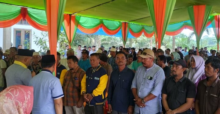 Agus-Nazar Kukuhkan Tim Pemenangan di Kecamatan Tebo Ulu dan Serai Serumpun