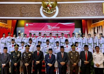 Ketua DPRD Hadiri Pengukuhan Paskibraka Provinsi Jambi