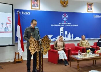 Pj Bupati Tebo Varial  Membuka Rapat Kepegawaian di BKN Palembang