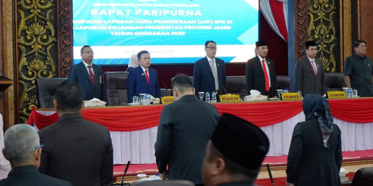 DPRD Gelar Paripurna Penjelasan Dua Ranperda oleh Gubernur Jambi