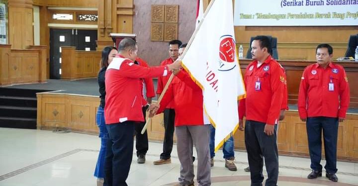 DPC FTA SBSI Tebo Dilantik, Joko Ardiawan Berharap Berkontribusi untuk Tebo