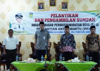 Varial Lantik Anggota BPD Desa Sungai Bengkal
