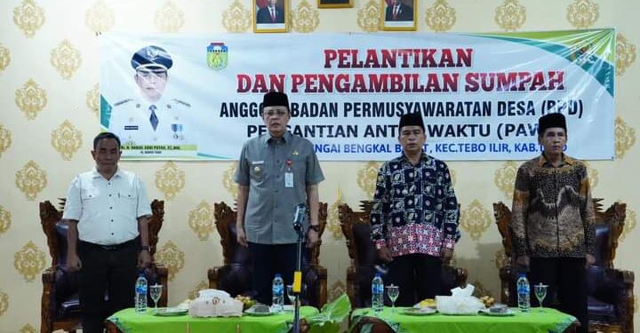 Varial Lantik Anggota BPD Desa Sungai Bengkal