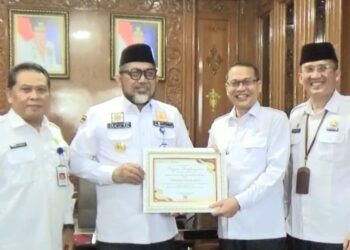 Capai Nilai Indeks Pembangunan Statistik dengan Predikat BAIK, Pemprov Terima Penghargaan dari BPS Provinsi Jambi