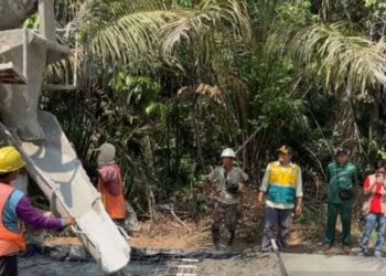 Pemkab Batanghari Bangun Jalan 2,38 Kilometer di Mersam