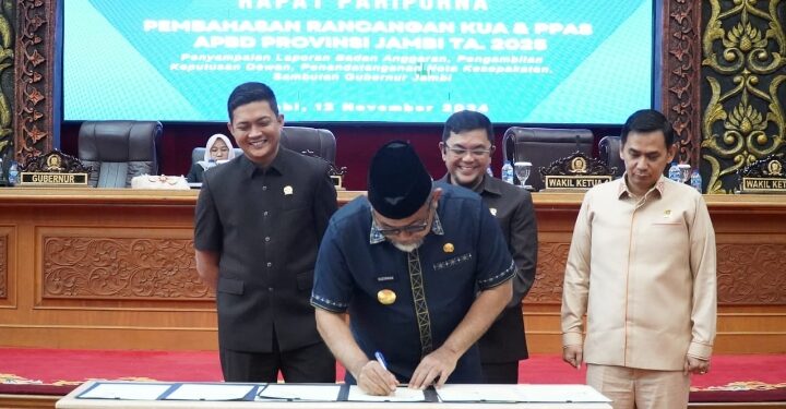 DPRD Jambi Sepakati KUA-PPAS 2025 Sebesar Rp 4,47 Triliun