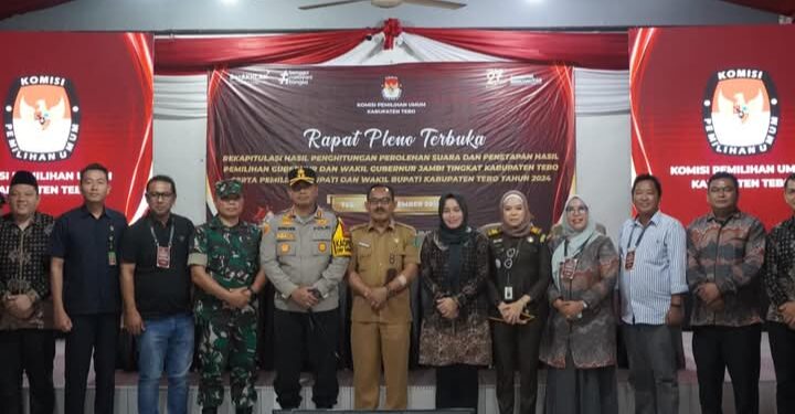 Kaban Kesbangpol Tebo Hadiri Pembukaan Rapat Pleno Terbuka