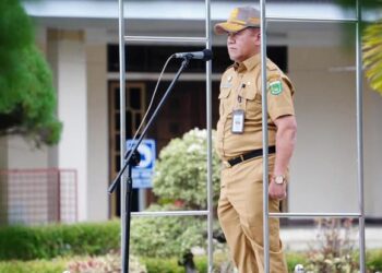 Asisten 1 Pimpin Apel Gabungan