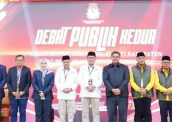 Sekda Hadiri Debat Publik Calon Kepala Daerah