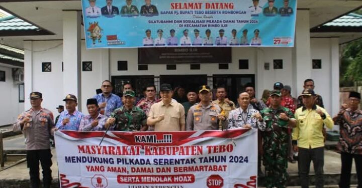 Giliran Rimbo Bujang, Pj Bupati Hadiri Sosialisasi Pilkada Damai