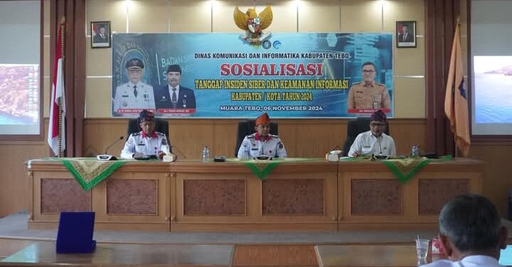 Asisten 2 Buka Sosialisasi Tanggap Insiden Siber