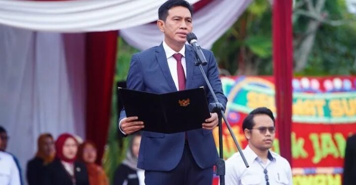Bupati Batanghari Hadiri HUT Bank 9 Jambi