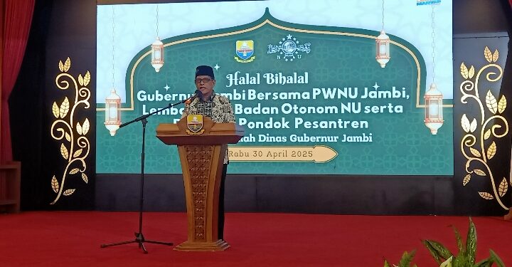 Gubernur Al Haris Hadiri Halal Bihalal PW NU Provinsi Jambi
