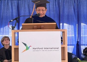 Menteri Agama Nasaruddin Umar Terima Gelar Doctor of Divinity dari Hartford International University