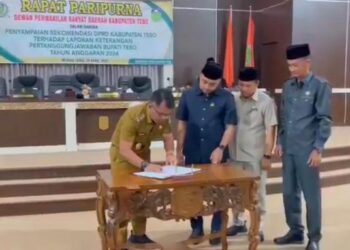 Fraksi Sampaikan Catatan dan Masukan Tentang LKPJ Bupati Tebo Tahun 2024