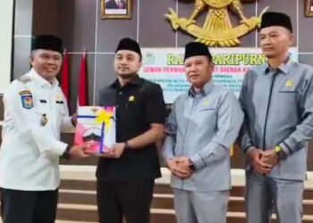 DPRD Tebo Gelar Paripurna  Penyampaian Nota Pengantar Raperda Pertanggung Jawaban APBD 2024