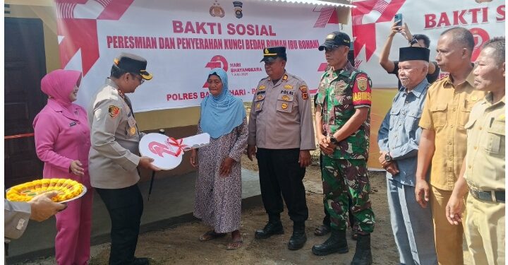 Wujud Nyata Polri, Ibu Rohani Bisa Tempati Rumah Layak Huni