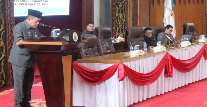 DPRD Gelar Rapat Paripurna Penyampaian Tanggapan Pemerintah Terkait Ranperda Pelaksanaan APBD 2024